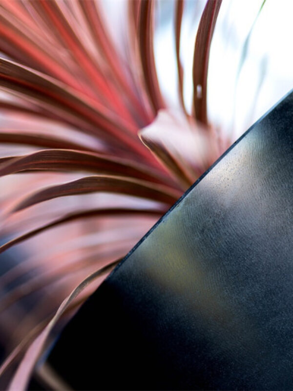 Luca Lifestyle Argento Vase 68 36x68 - Black