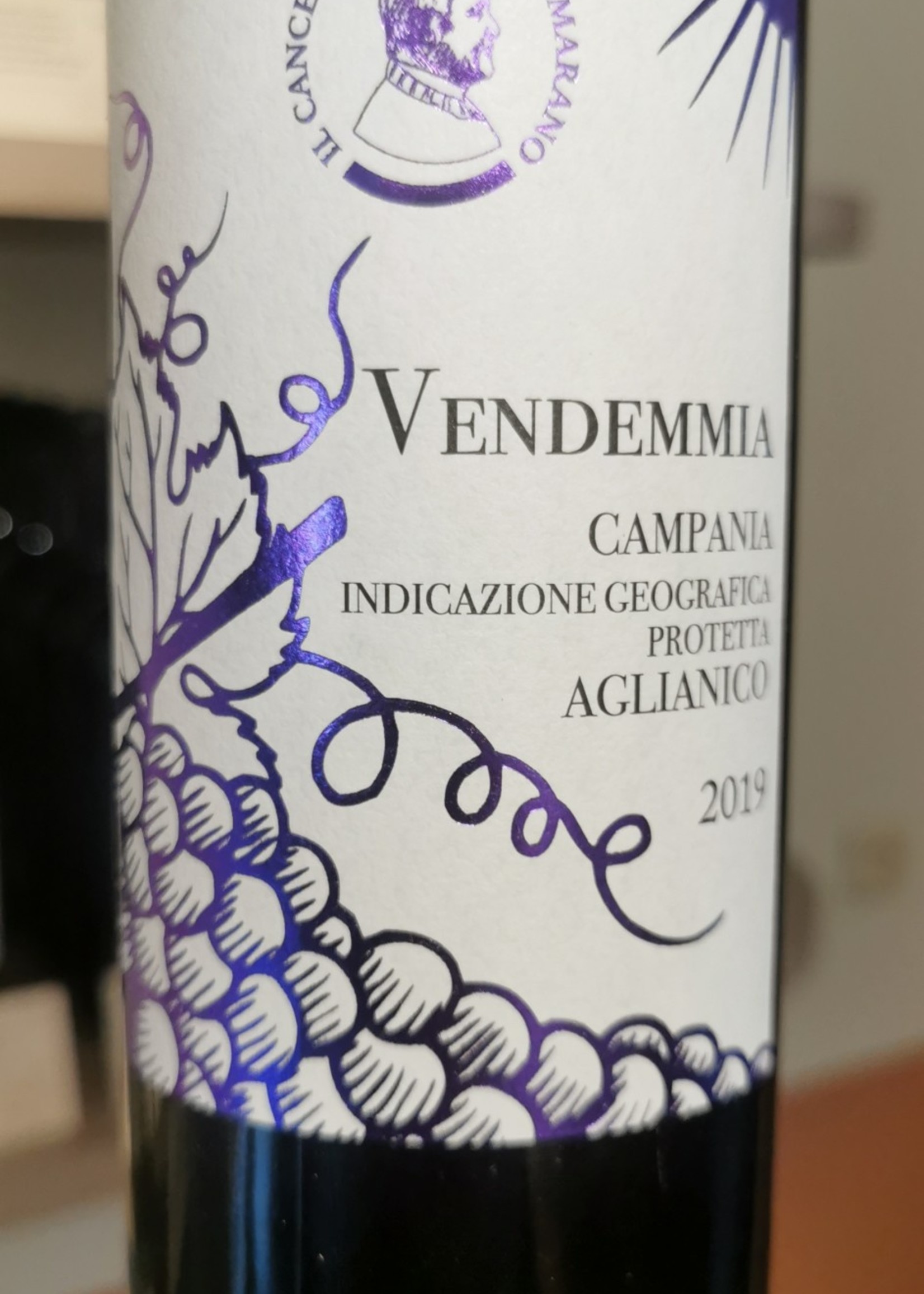 Il cancelliere Vendemmia Campania Aglianico