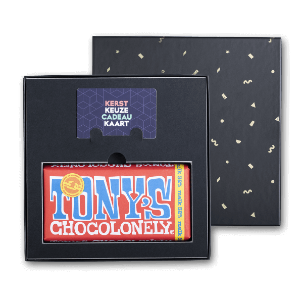 Cadeaupakket Tony’s Chocolonely ‘Melk’ + cadeaukaart