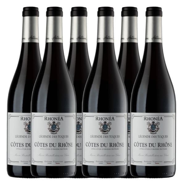 Rhonéa Wine Légende des Toques, AOC Côtes du Rhône Rouge (Vallée du Rhône) | Doos (6)