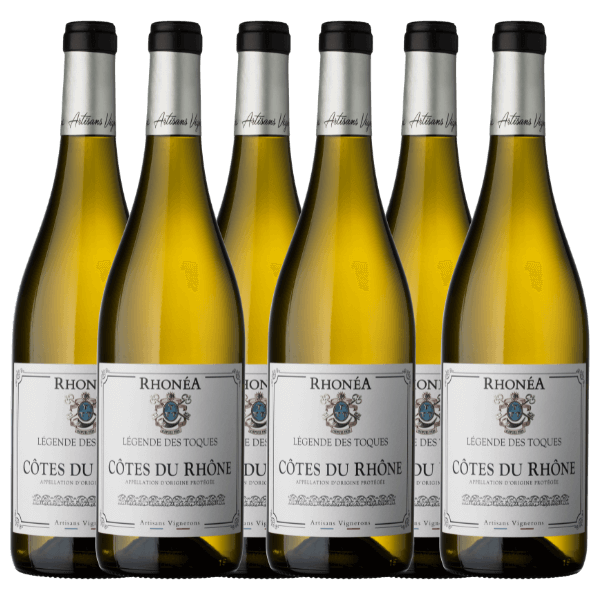 Rhonéa Wine Côtes du Rhône Légende des Toques - Blanc | Doos (6)