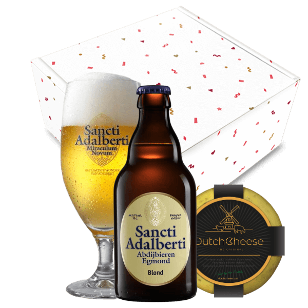 Sancti Adalberti Egmondse Blonde 5,7% | Bier & Kaas Cadeau