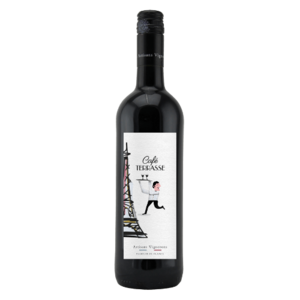 Cafe Terrasse Rouge Vin de Pays Méditerranée