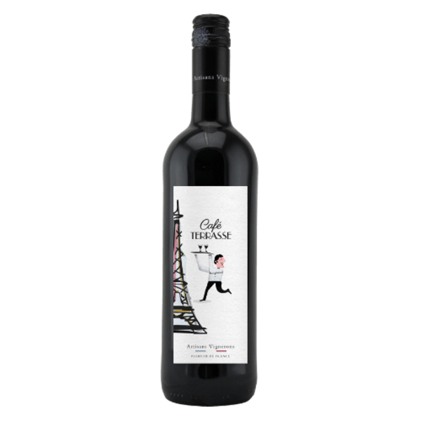 Rhonéa Wine Cafe Terrasse Rouge Vin de Pays Méditerranée