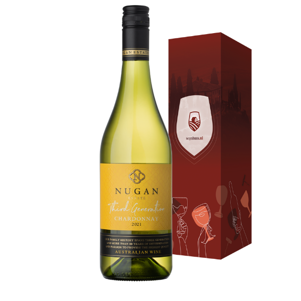 Nugan Estate Australische wijn Third Generation Chardonnay | Wijn Cadeau | incl. Kaartje