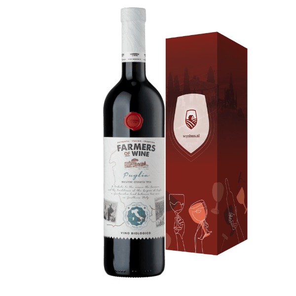Farmers of Wine Rosso Biologisch | Wijn Cadeau | incl. Gratis Kaartje
