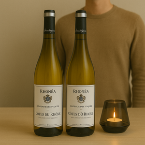 Côtes du Rhône Légende des Toques Blanc - Actie