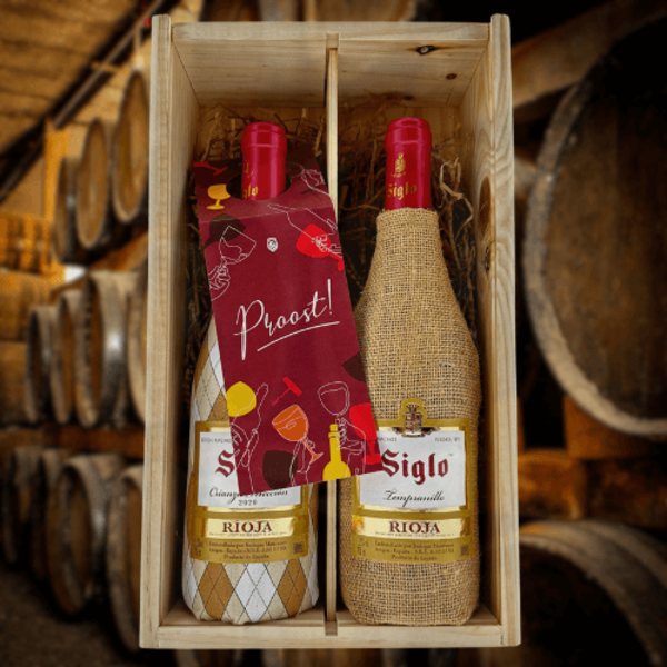Siglo 1881 Rioja Crianza Selección & Tempranillo "Saco" | Kerstpakket