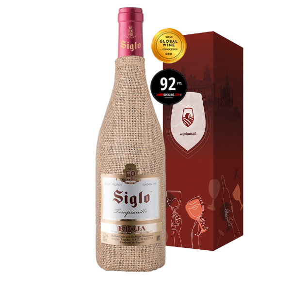 Siglo 1881 Rioja Crianza Tempranillo "Saco" Rood | Kerstpakket