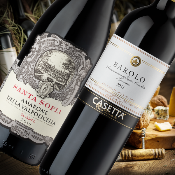 Barolo Casetta & Amarone della Valpolicella | Kerstpakket