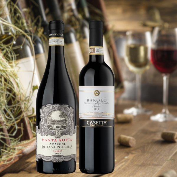 Barolo Casetta & Amarone della Valpolicella | Kerstpakket