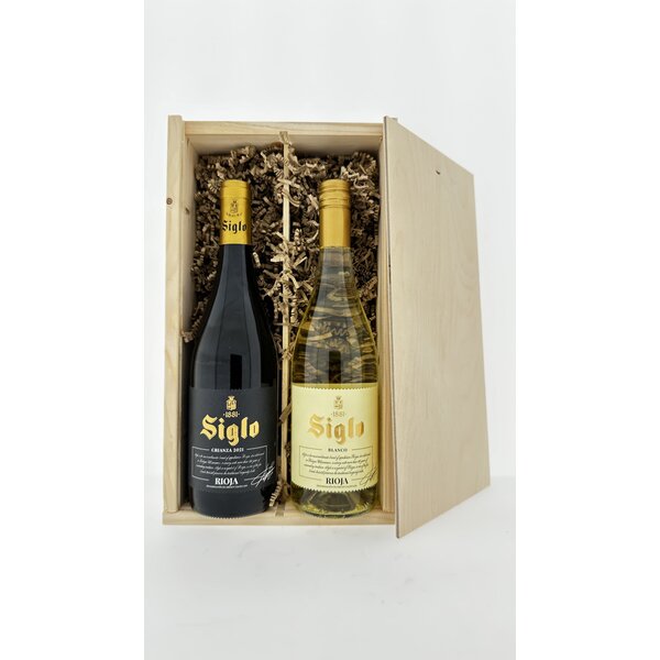 Siglo 1881 Rioja Kerstduo uit rioja | Siglo rood en wit wijnpakket