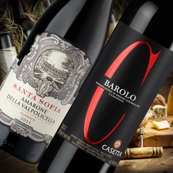 Barolo Casetta & Amarone della Valpolicella | Wijnpakket