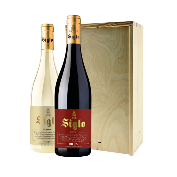 Siglo 1881 Rioja Siglo Wit & Rood Duo — wijnpakket cadeau