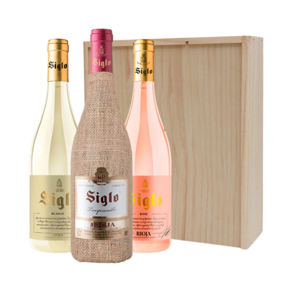 Siglo 1881 Rioja Rioja Blanco, Crianza Tempranillo & Rioja Rosé | Wijnpakket