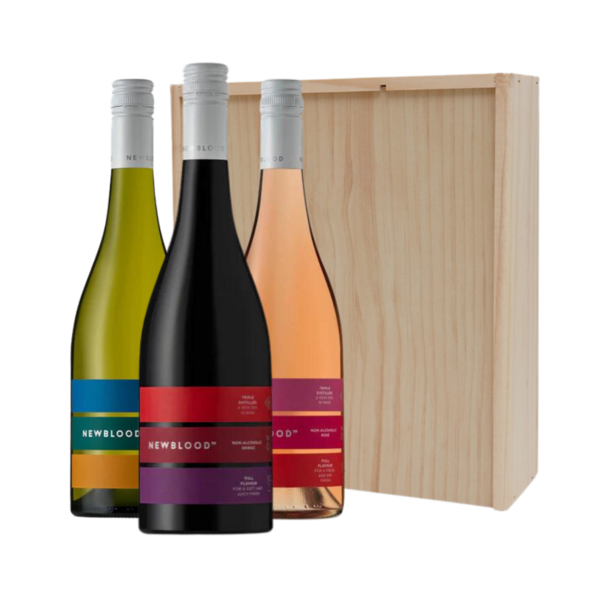 Newblood Newblood Chardonnay, Shiraz & Rosé Alcoholvrij | Wijnpakket