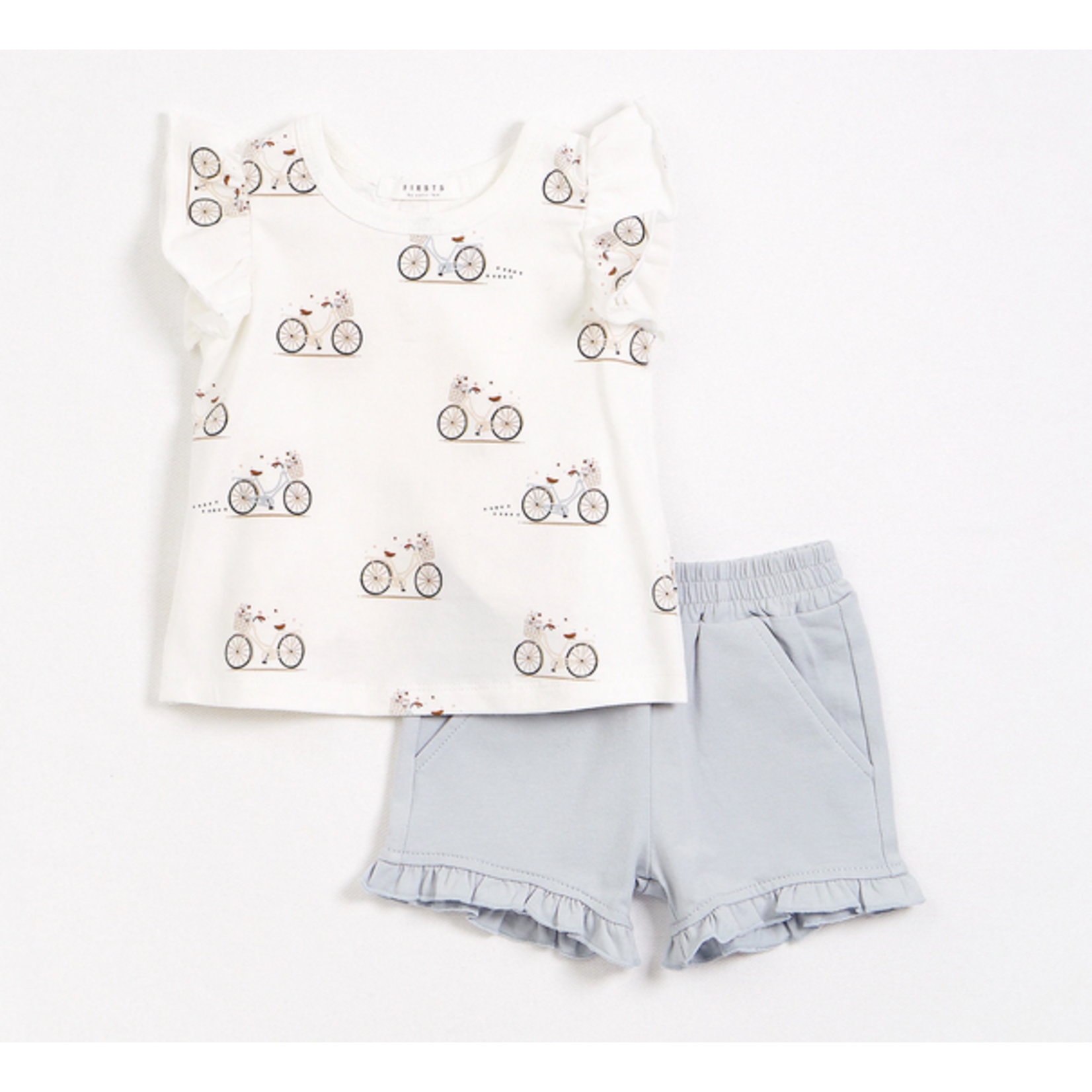 Baby 2Pc Set: S/S Top + Short Knit