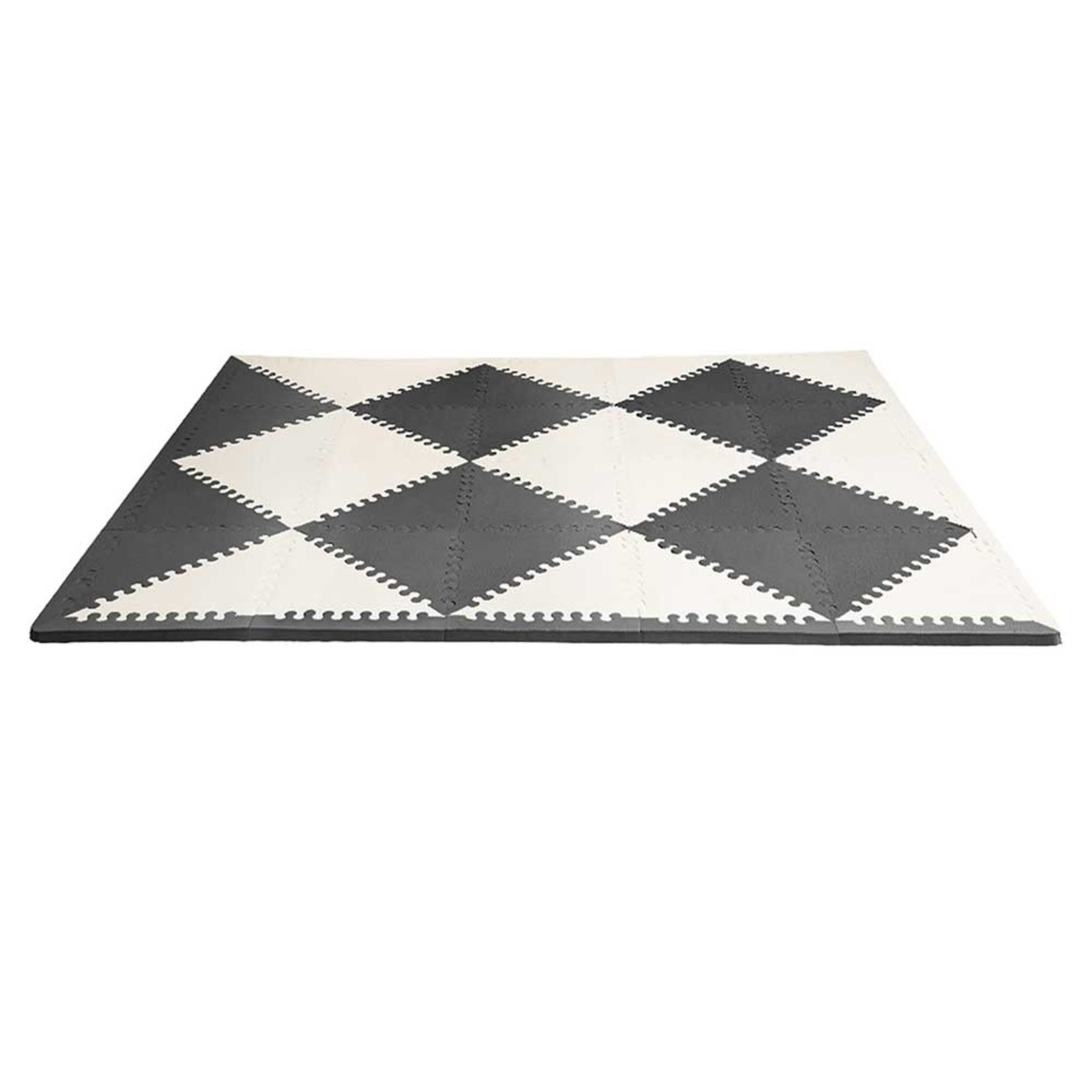 Playspot Geo Floor Tiles Black & Cream