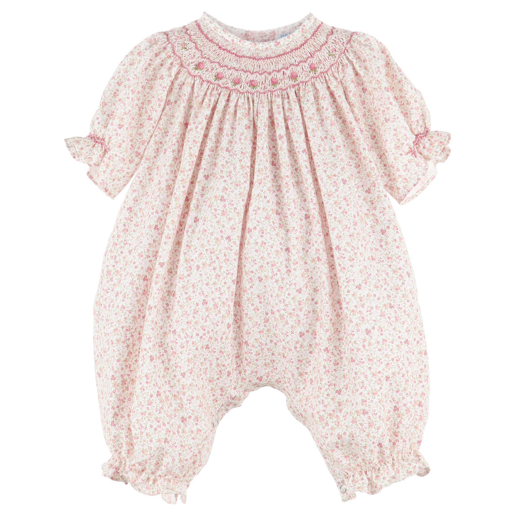 Ditsy Floral Smock Bubble Pink