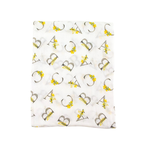 Floral Alphabet Bamboo Bebe Swaddle 1 Pack