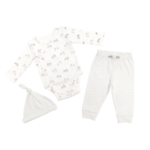 Kimono 3-Piece Set - Tiny Bunny / 0 - 3 mos