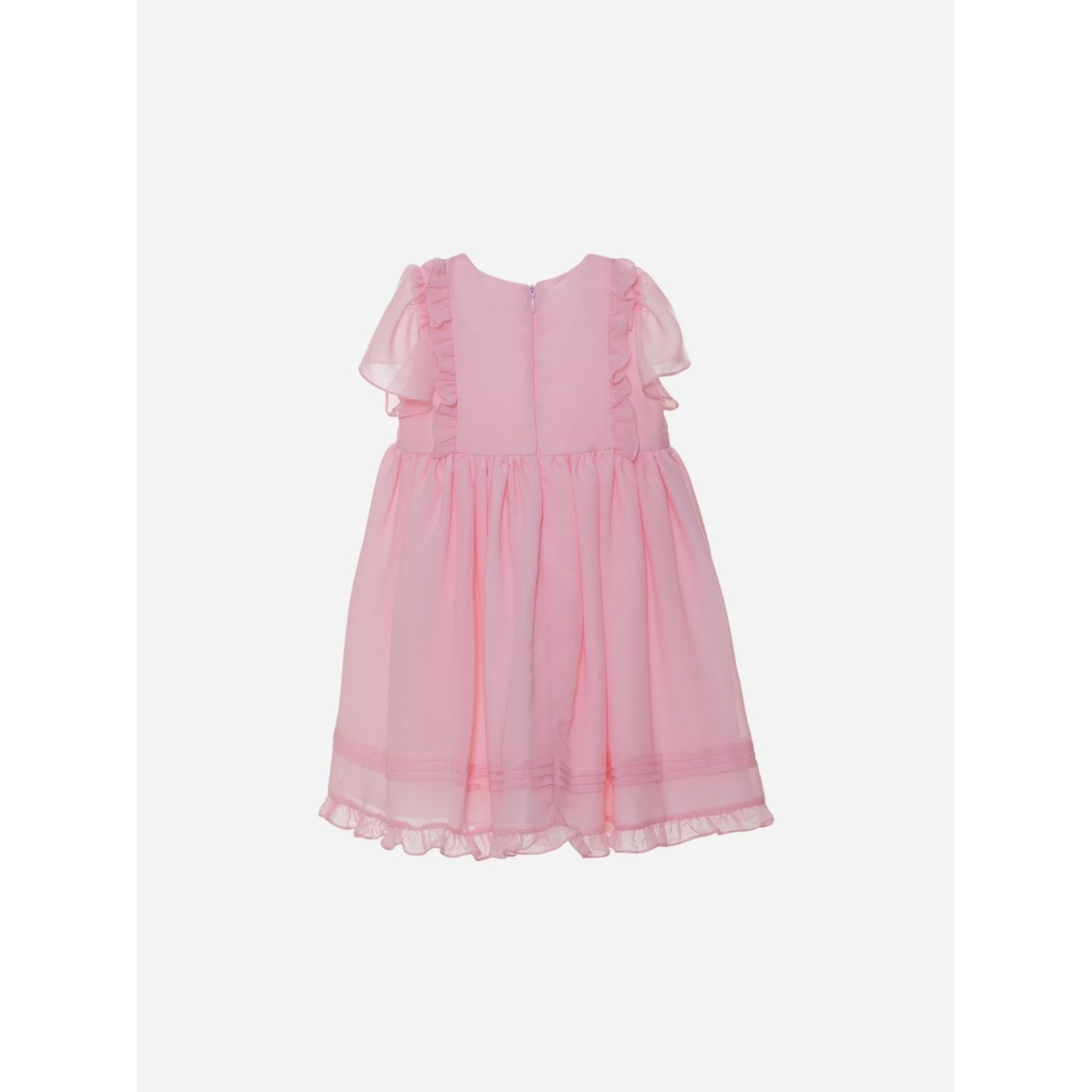 SPECIAL OCCASION PINK CHIFFON DRESS