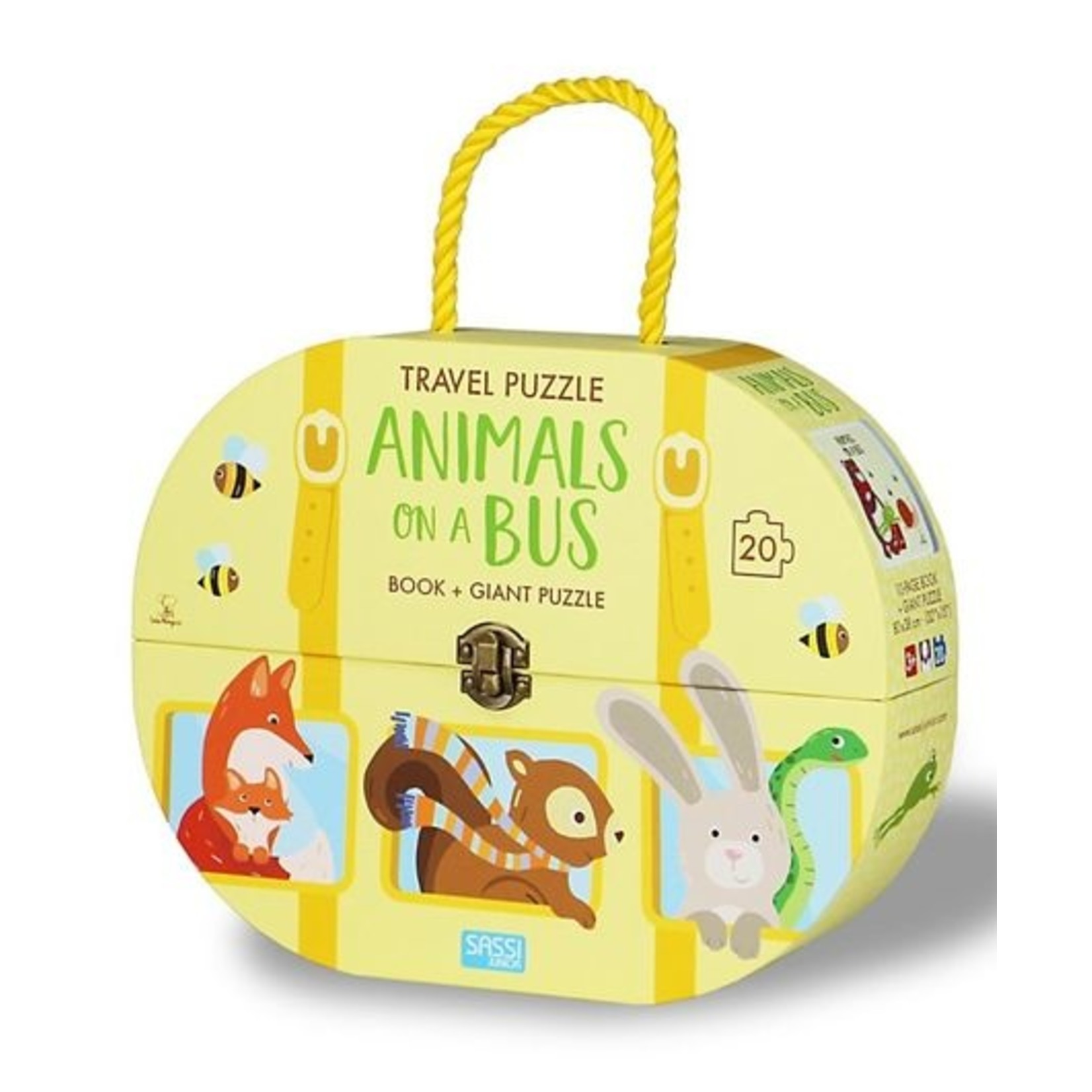 Puzzle Animals On A Bus