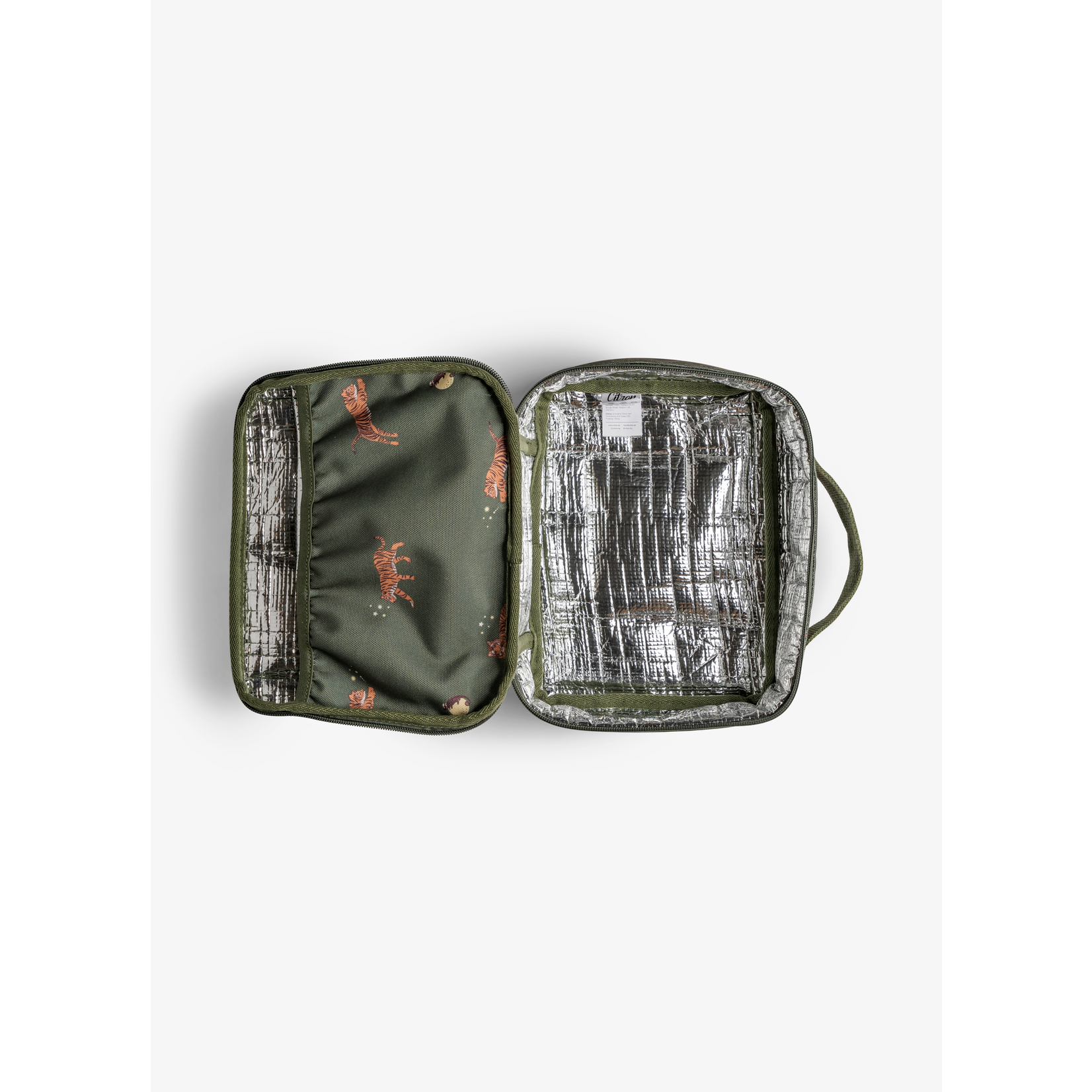 Insulated Square Lunchbag Tiger