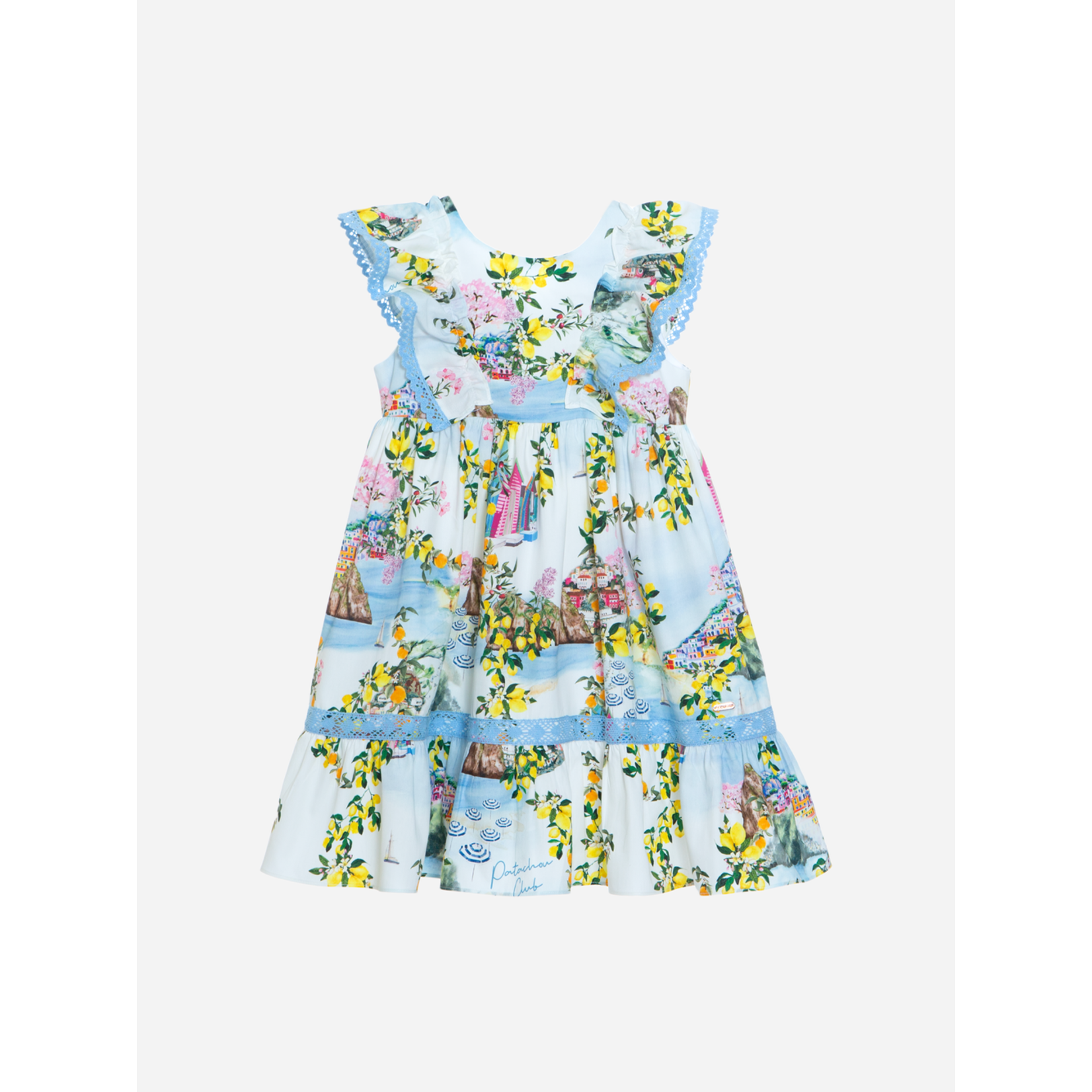 Beach club print dress