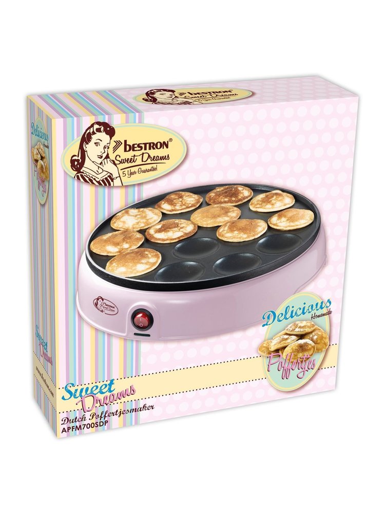 Bestron Poffertjes Maker Roze