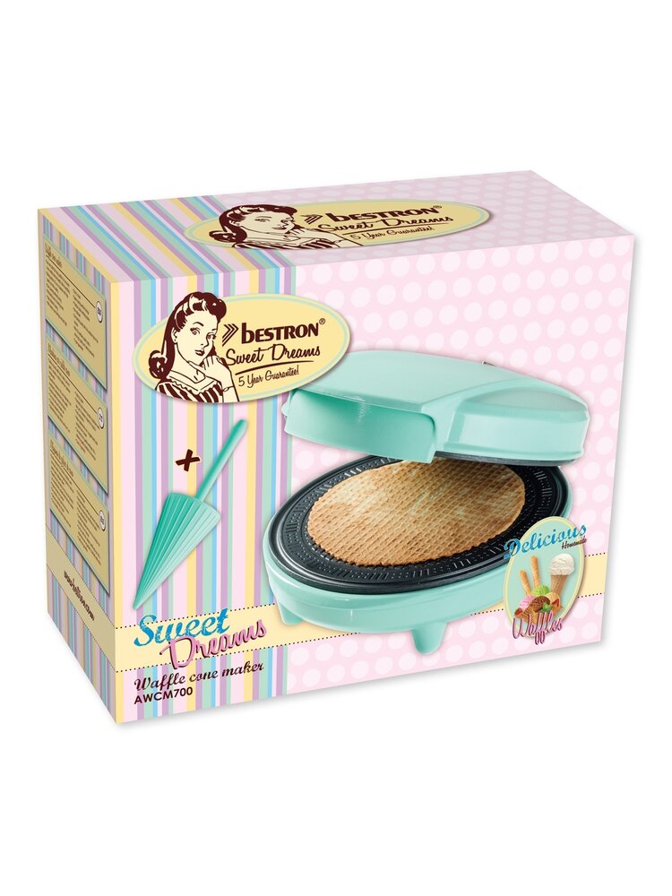 Bestron Bestron Wafelcone Stroopwafel Maker Mint