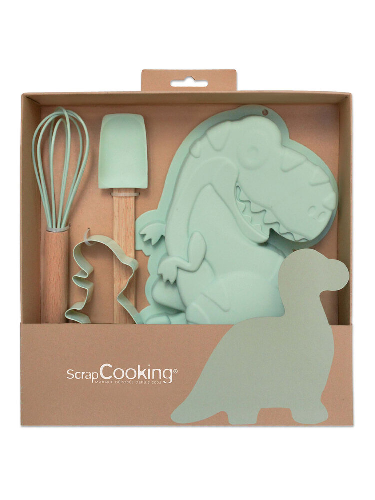 ScrapCooking Scrapcooking Utensils Dino Set/4