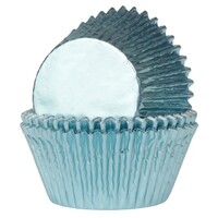 Mini Baking Cups Folie Baby Blauw