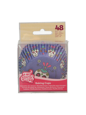 FunCakes FunCakes Baking Cups Day of the Dead pk/48