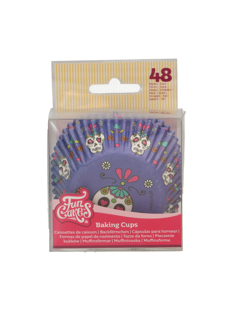 FunCakes FunCakes Baking Cups Day of the Dead pk/48
