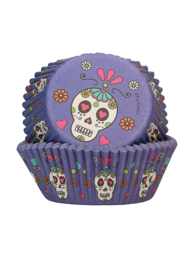 FunCakes FunCakes Baking Cups Day of the Dead pk/48