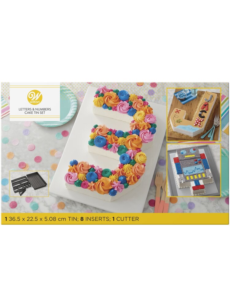 Wilton Wilton Cake Pan Cijfers & Letters Countless Celebrations