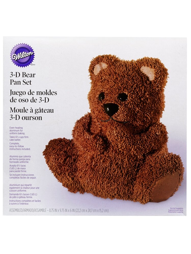 Wilton Wilton Stand-Up Cuddly Bear Pan Set/10