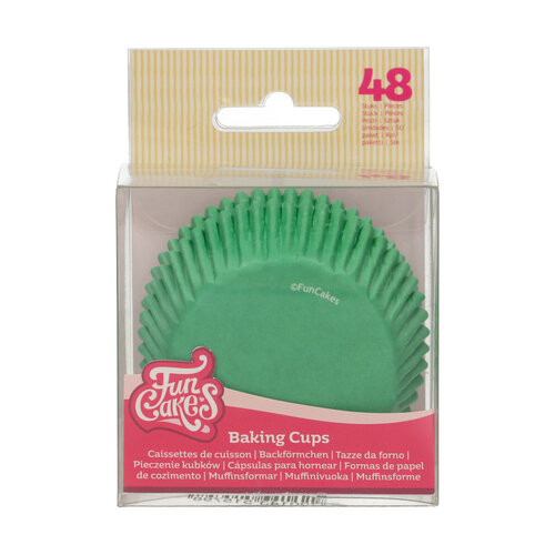 FunCakes Baking Cups Grass Green pk/48 FunCakes Baking Cups Grass Green pk/48