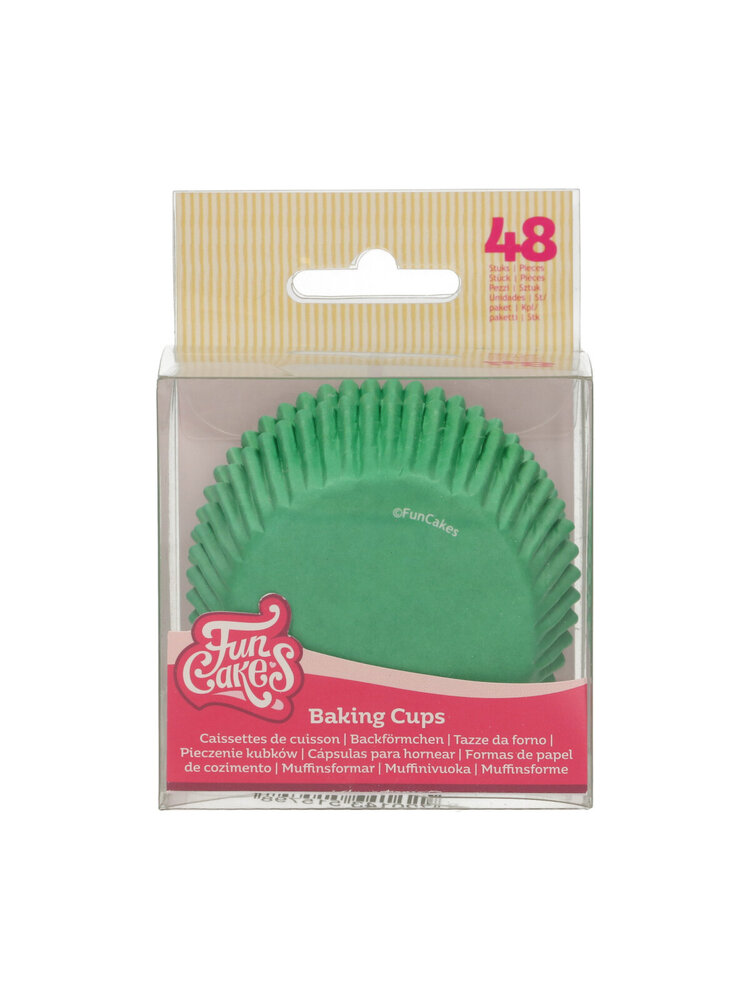 FunCakes FunCakes Baking Cups Grass Green pk/48