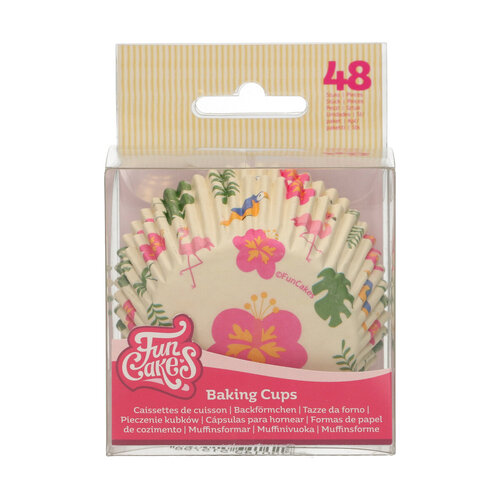 FunCakes Baking Cups Tropical pk/48 FunCakes Baking Cups Tropical pk/48