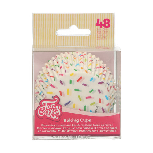 FunCakes Baking Cups Sprinkles pk/48 FunCakes Baking Cups Sprinkles pk/48