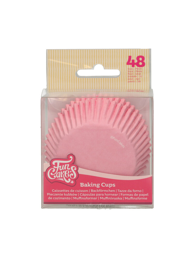 FunCakes FunCakes Baking Cups Light Pink pk/48