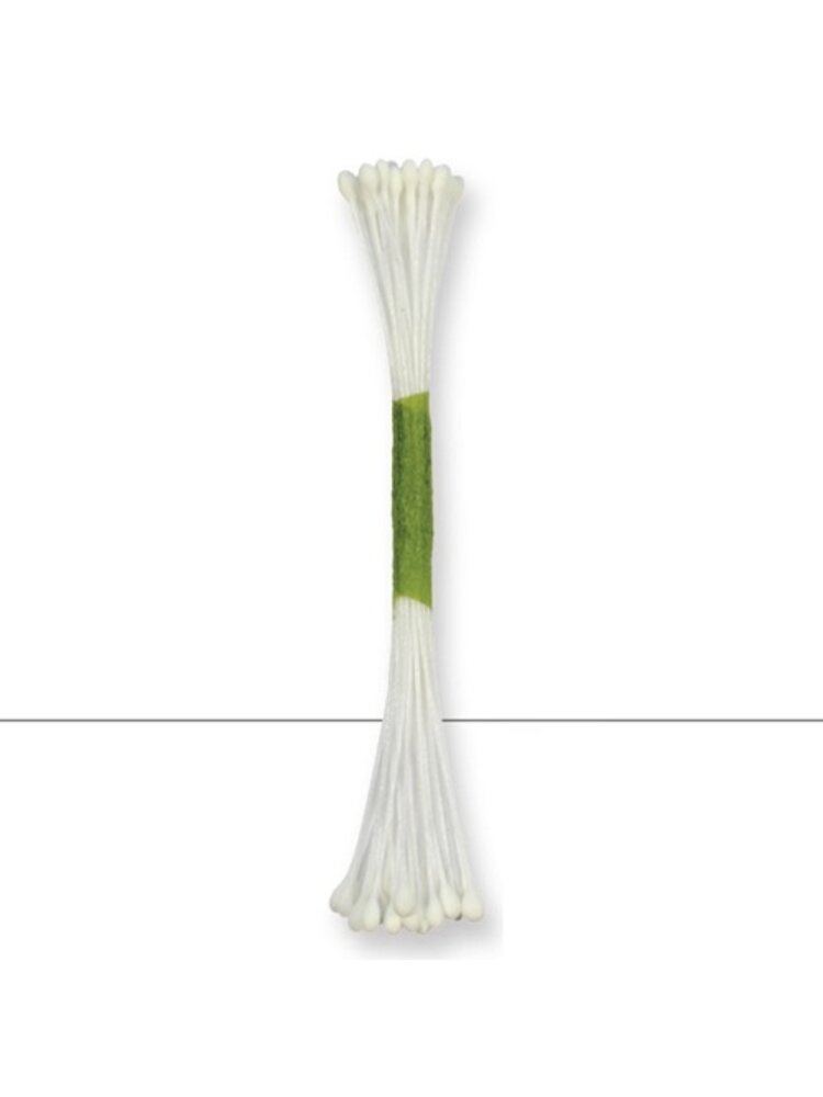 JEM JEM Plain Stamen Fine -White- pk/50
