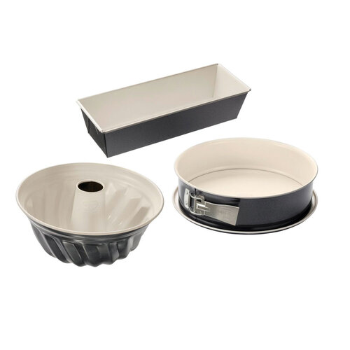 Dr. Oetker Back-Trend Round/Loaf/Bundt Baking Pan Set/3 Dr. Oetker Back-Trend Round/Loaf/Bundt Baking Pan Set/3