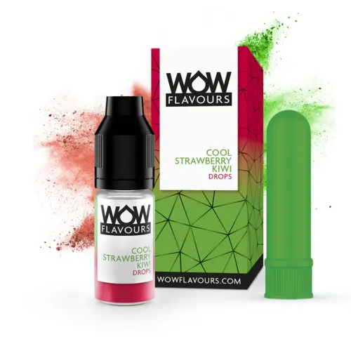 WOW Flavours WOW Premium Cool Strawberry Kiwi Drops