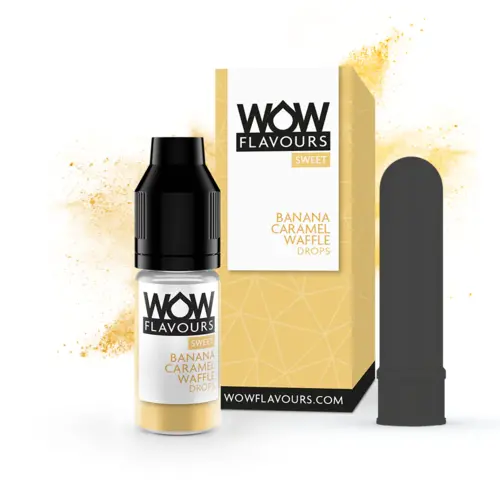 WOW Flavours WOW Premium  Sweet Banana Caramel Waffle Drops