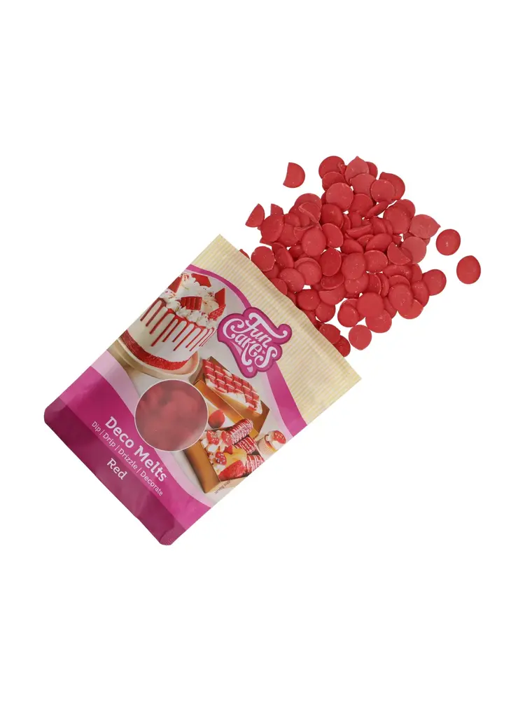FunCakes FunCakes Deco Melts -Rood- 250g