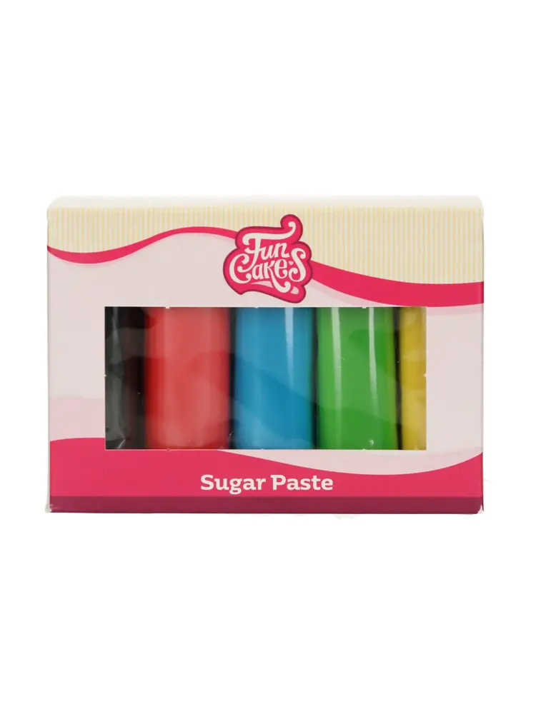FunCakes FunCakes Rolfondant Multipack Essential Colours 5x100 g