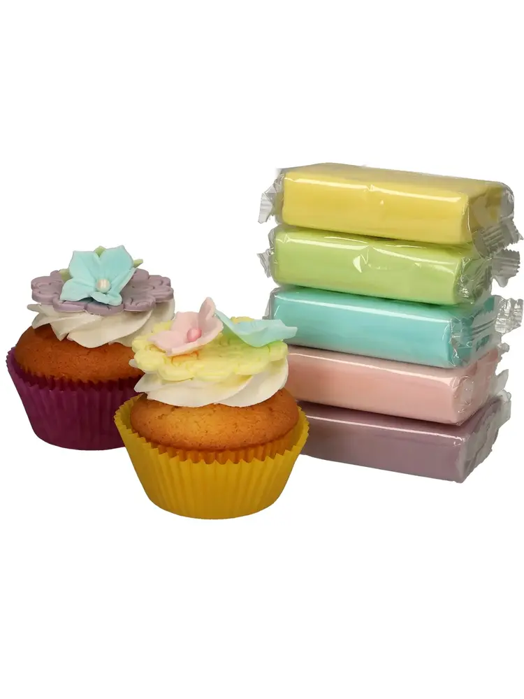 FunCakes FunCakes Rolfondant Multipack Pastel Colours 5x100 g